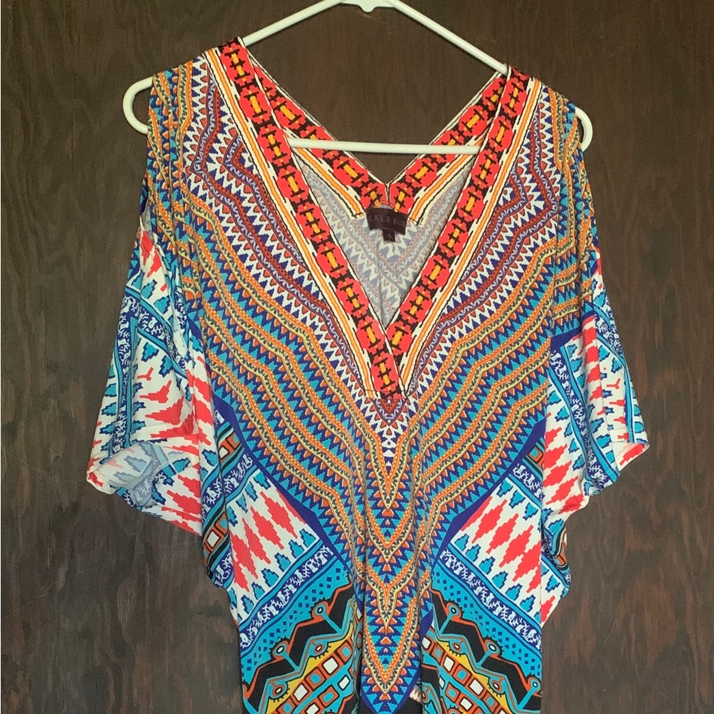 Hale Bob patterned midi dress for summer